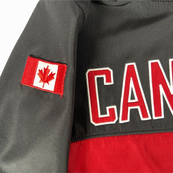 GGS Sz KIDS M Canada Banff Active Zip Hooded Jacket 4 Pockets 2 Canadian Patches - Picture 3 of 14